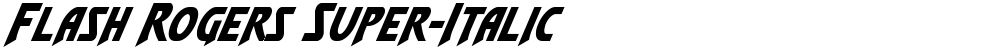 Flash Rogers Super-Italic