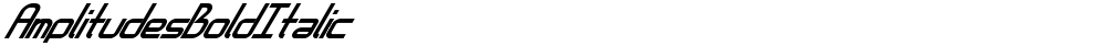 AmplitudesBoldItalic