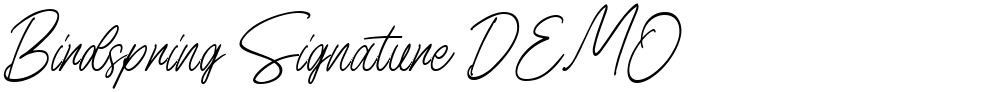 Birdspring Signature DEMO