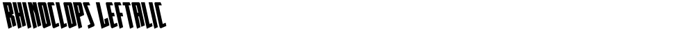 Rhinoclops Leftalic