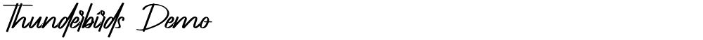 Thunderbirds Demo