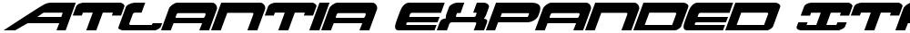 Atlantia Expanded Italic