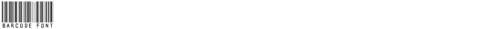 barcode font