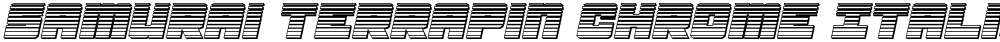 Samurai Terrapin Chrome Italic