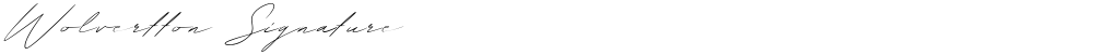 Wolvertton Signature