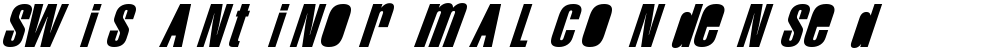 Swis AntiNormal Condensed