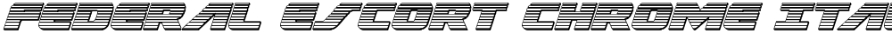 Federal Escort Chrome Italic