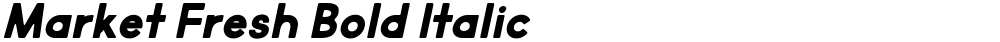 Market Fresh Bold Italic