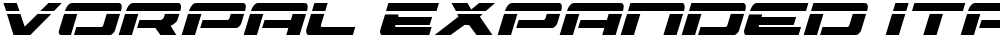 Vorpal Expanded Italic
