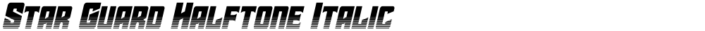 Star Guard Halftone Italic