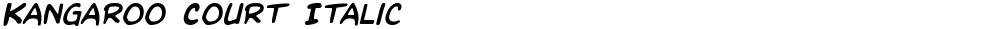 Kangaroo Court Italic