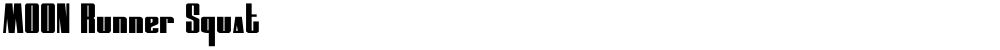 MOON Runner Squat