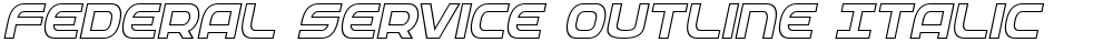 Federal Service Outline Italic