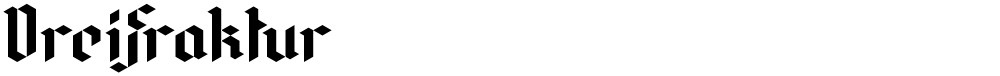 DreiFraktur