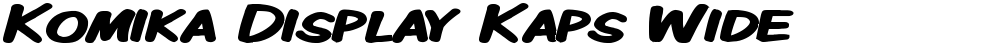 Komika Display Kaps Wide