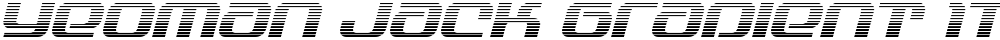 Yeoman Jack Gradient Italic