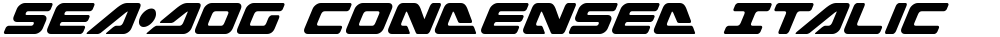 Sea-Dog Condensed Italic
