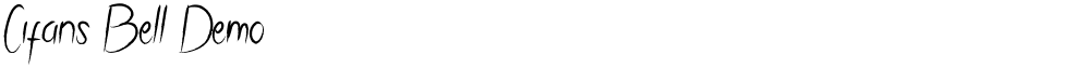 Cifans Bell Demo