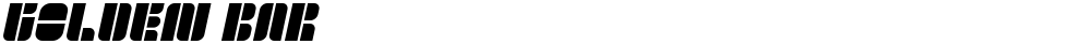 GOLDEN BAR