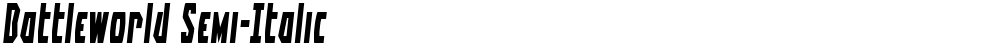 Battleworld Semi-Italic