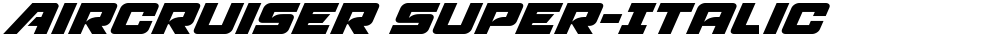 Aircruiser Super-Italic