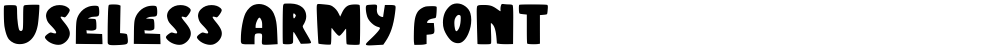 Useless Army Font