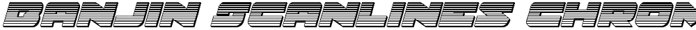 Banjin Scanlines Chrome Italic