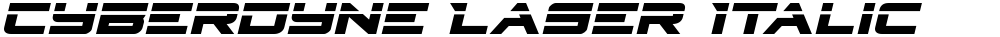 Cyberdyne Laser Italic