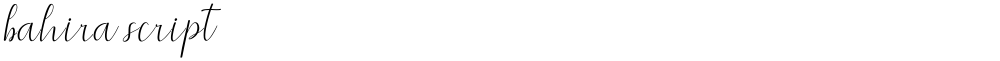 bahira script