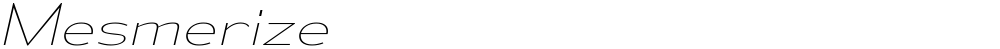 Mesmerize