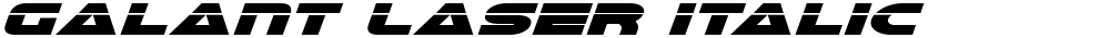 Galant Laser Italic