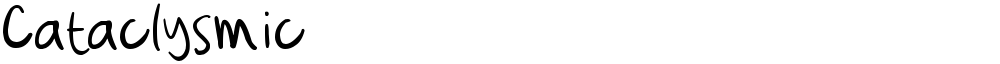 Cataclysmic