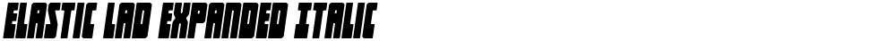 Elastic Lad Expanded Italic