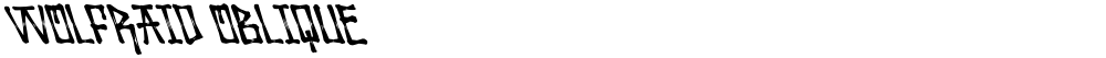 Wolfraid Oblique