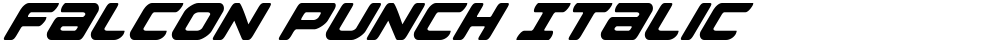 Falcon Punch Italic