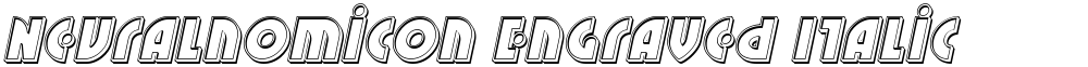 Neuralnomicon Engraved Italic