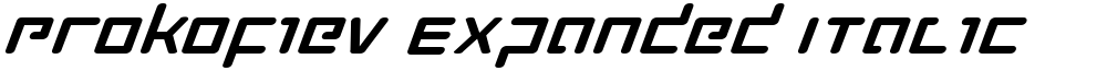 Prokofiev Expanded Italic
