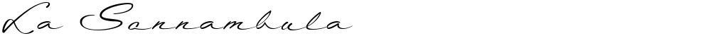 La Sonnambula