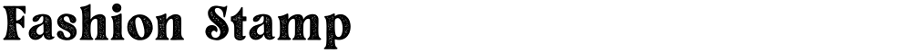 Fashion Stamp