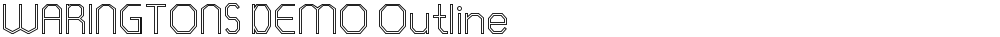 WARINGTONS DEMO Outline