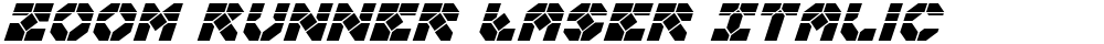 Zoom Runner Laser Italic