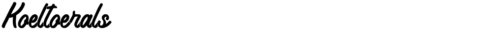 Koeltoerals