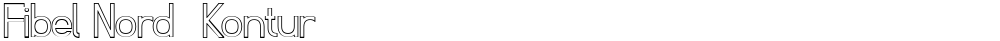 Fibel Nord  Kontur