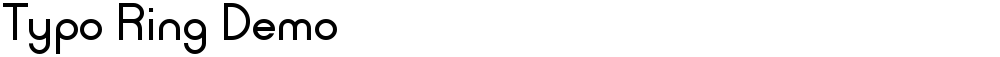 Typo Ring Demo