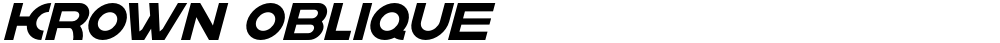 krown oblique