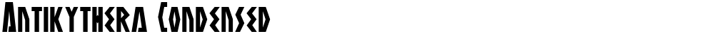Antikythera Condensed
