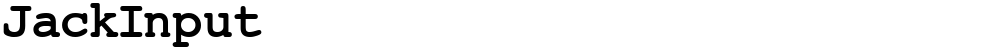 JackInput