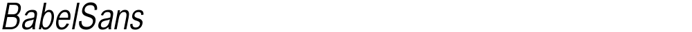 BabelSans