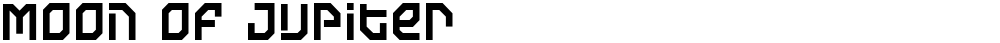 Moon of Jupiter