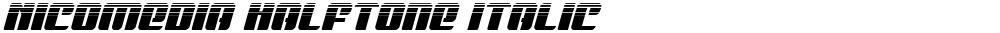 Nicomedia Halftone Italic